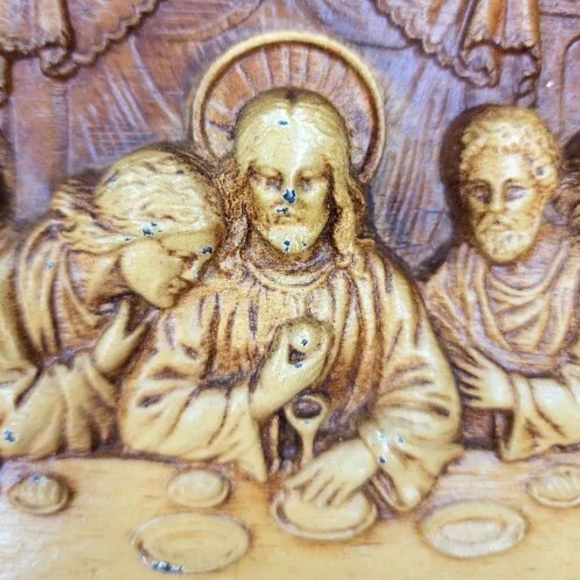 Vintage Last Supper Dinner 3D 15x9 Wall Art - Picture 6 of 8